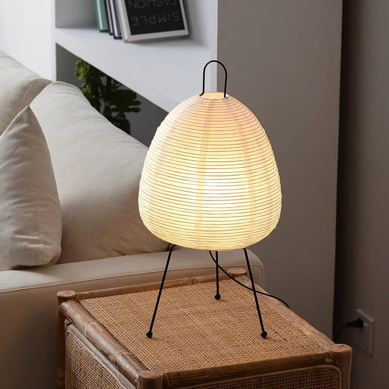 Rice Paper Lantern Led Table Lamp